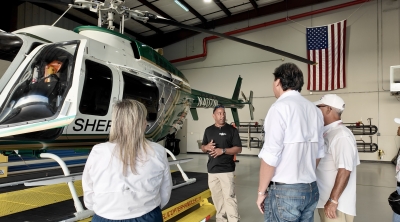 Departamento Aeroportuario realiza visita técnica a unidad aérea policial en Orlando en el marco de SUN ‘n FUN Aerospace Expo 2026