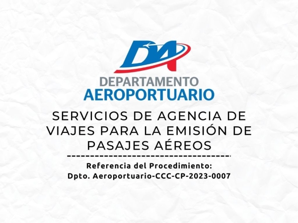 SERVICIOS DE AGENCIA DE VIAJES PARA LA EMISIÓN DE PASAJES AÉREOS